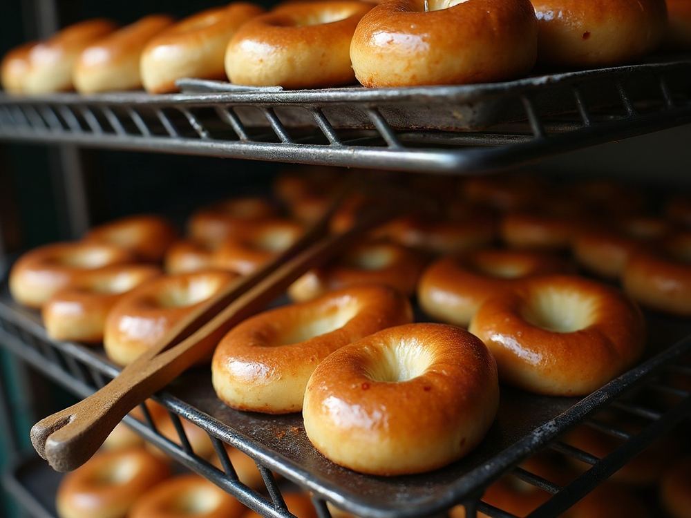 Trays of sweet bread fresh from the oven